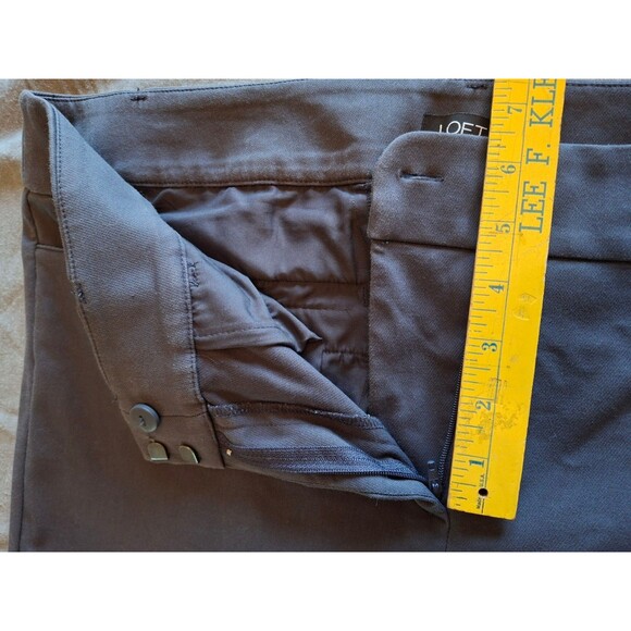 Ann Taylor Loft Skinny Ankle Pants in Gray, Women's Size 14 - Picture 6 of 6